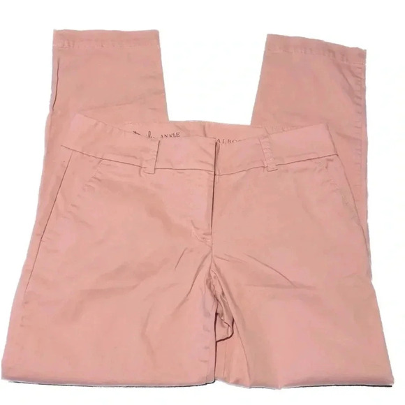 Talbots Chino Pants Daily Ankle petal pink cotton chino pants size 6 - Picture 6 of 9
